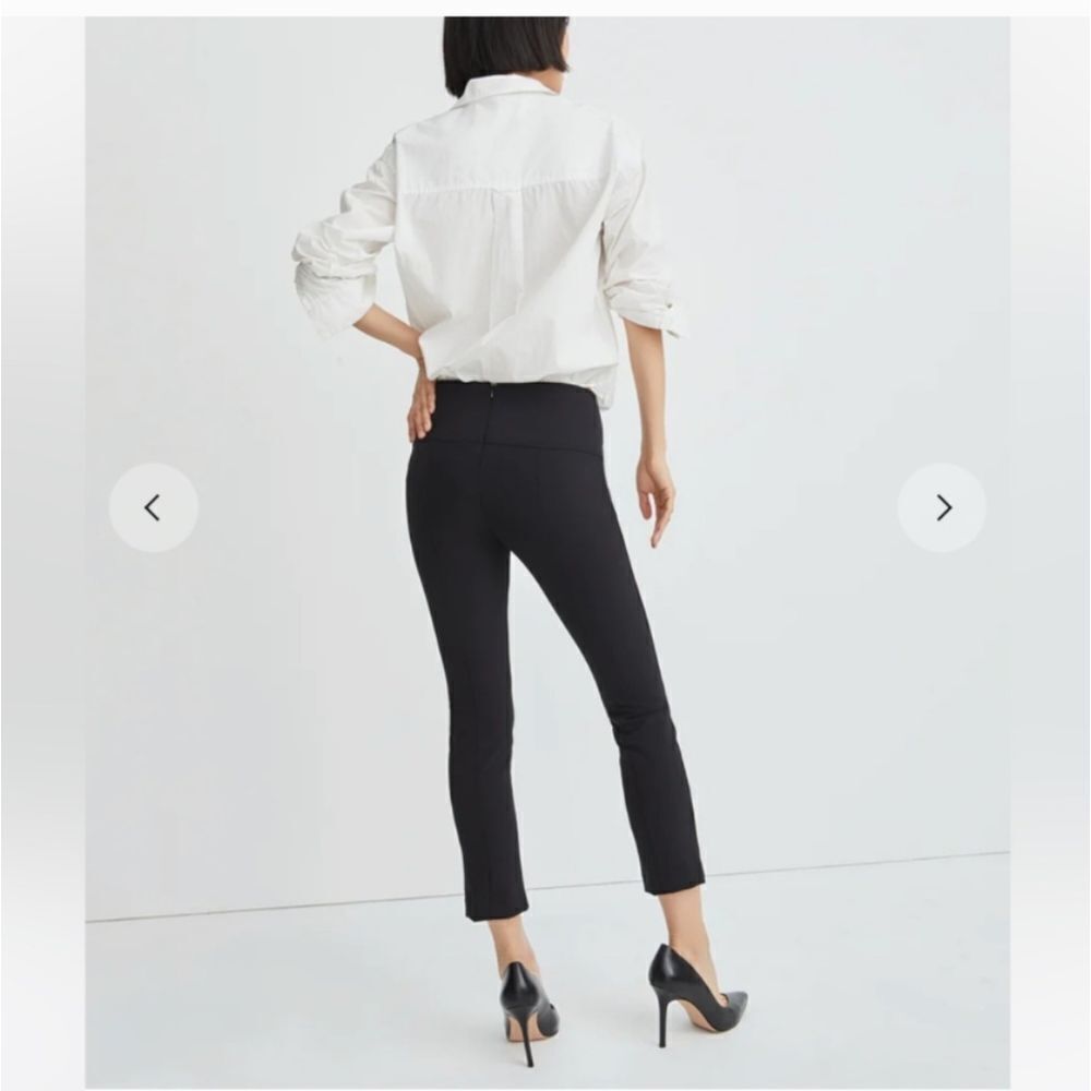 Veronica Beard zip BACK SCUBA PANT - Picture 2 of 9
